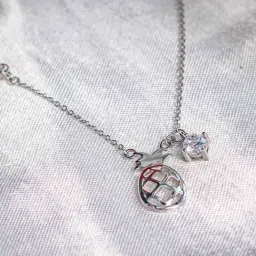 Praavy 92.5 Sterling Silver Sour and Sweet Pineapple Necklace for Women-image-47