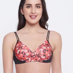 Clovia Light Red Non Wired Padded T-Shirt Bra-image-29