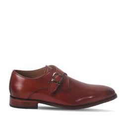Pavers England Men's Tan Monk Shoes-image-37