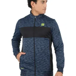 Rock.it Blue Regular Fit Colour Block Sweatshirt-image-19
