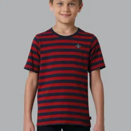 Van Heusen Regular Fit Smart Tech Easy Stain Release T-Shirt - Navy & Chilli Pepper-image-71