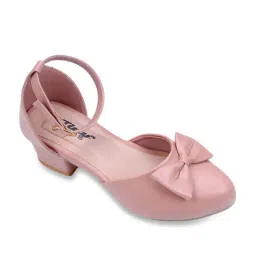 Tiny Bugs Kids Peach Ankle Strap Sandals-image-58