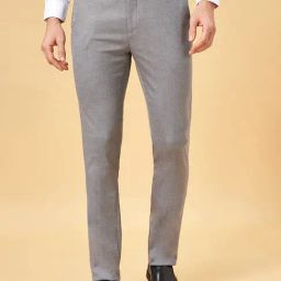 Byford by Pantaloons Dark Shadow Slim Fit Trousers-picture-33