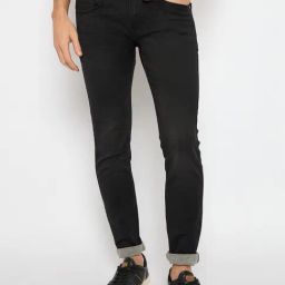 Duke Black Blended Smart Fit Washed Jeans-image-53