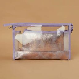 Ginger by Lifestyle Purple Solid Pouch-27