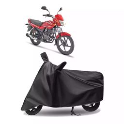 Auto Pearl Polyester Two Wheeler Cover for Bajaj Platina 100 DTS-i (Grey)-image-22