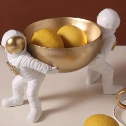 Smokey Cocktail Gold Stoneware Spacewalk Bowl-image-18