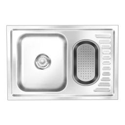 Nirali Fantasy Big 34x20 Inch Glossy SS Double Bowl Kitchen Sink-image-39