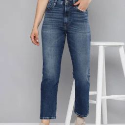 Levi's Women's High Rise Wedgie Straight Fit Blue Jeans-image-44