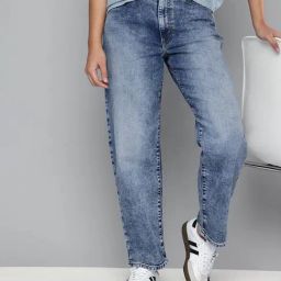 Levi's Women's Blue High Rise 94 Baggy Fit Jeans-image-8