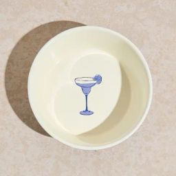 Westside Home White Pet Drinking Bowl - Large-18