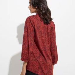 Utsa by Westside Red Printed Tunic image 2