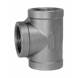 RS PRO Stainless Steel Pipe Fitting Circular Tee 25.4 mm (1 Inch) Female Model No 8266983-16