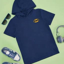 Pantaloons Junior Boys Estate Blue Cotton Character Based T-Shirts-image-27