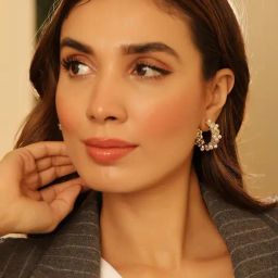 Priyaasi Classic Gold Brass Earrings-40
