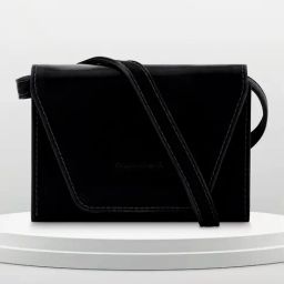 Fastrack Black PU Envelope Clutch-image-53