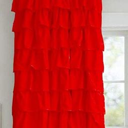 Dekor World Multicoloured Set of 2 Sheer Window Curtain image 3