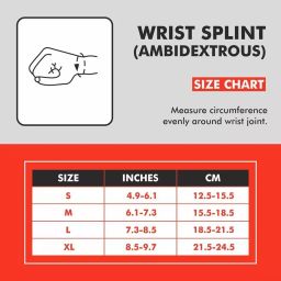 Samson Wrist Splint (Ambidextrous) Extra Large, WR-0801 image 4