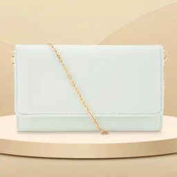 Fastrack White PU Clutch-image-48