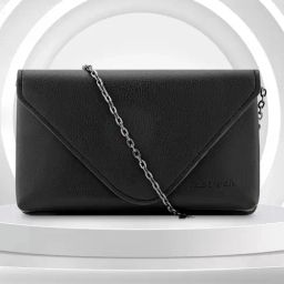 Fastrack Black PU Envelope Clutch-38
