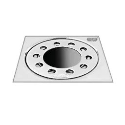 Sanjay Chilly Tof Square Gypsy Floor Drainer with Pipe Hole Silver 101 x 101 mm, TOF-SG-101-image-83