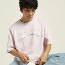 Only Purple Ketnipz Unisex Printed Oversized T-Shirt image 4