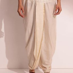 Fabindia Men Solid Dhotis-picture-2