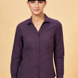 Annabelle by Pantaloons Purple Regular Fit Shirt-picture-37