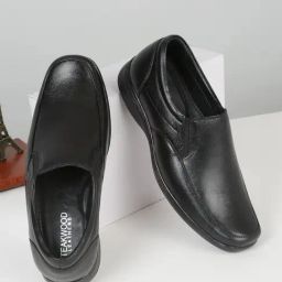 Teakwood Leathers Men's Black Formal Loafers-picture-12