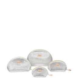 Esbeda Silver Textured Small Pouch Set of 4-picture-9