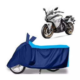 Auto Pearl Two Wheeler Cover for CFMoto 650GT - Cyan, Blue-image-28