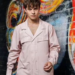 House of Koala Unisex Original Cuban Collar Abstract Printed Oversized Casual Shirt-image-81