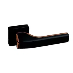 Europa Mortise Handle Zinc Matte Black & Rose Gold Finish, GMHZR714-image-70