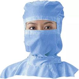 AS ONE ASPURE Cleansuit Hood with Eye-Opening Type 5L Size Blue, SH-image-68