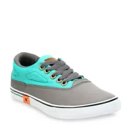 Sparx Grey & Mint Green Sneakers-image-55