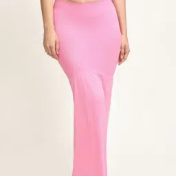 Zivame Pink Full Coverage Saree Shapewear-image-65