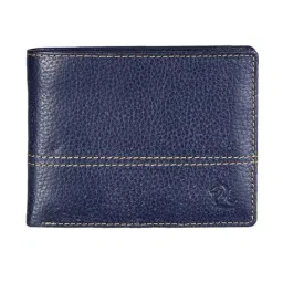 Kara Navy Casual Leather Bi-Fold Wallet For Men-picture-46