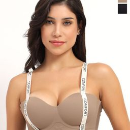 PARKHA Pack Of 2 Medium Coverage Heavily Padded Seamless Bra-15