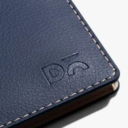 DailyObjects Unisex Space Blue Log Bi-Fold Wallet image 2