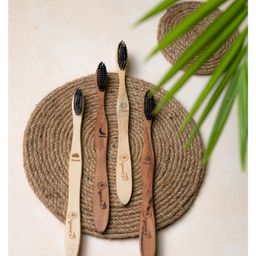 Organic B Neem Toothbrush Pack Of 4 - Black-image-37