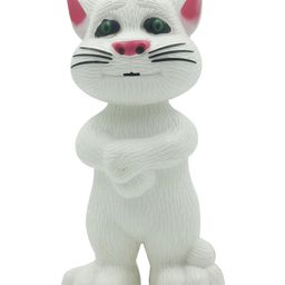 KiddyBuddy Musical Talking Toy Cat Toy White - Height 22.5 cm-image-4