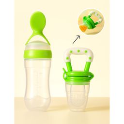 NeonateCare Fruit And Food Nibbler & Spoon Feeder pack of 2 ( 1 spoon feeder - 1 fruit feeder) - Multicolor ( color and design may vary)-17