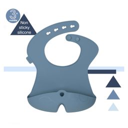 B.Box Silicone Bib Ocean Blue-15