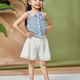 Peppermint Girls Top with Shorts-image-51