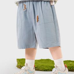 LULU & SKY Boys Loose Fit High-Rise Shorts-image-61