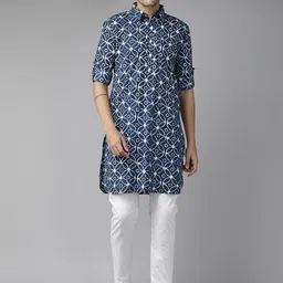 See Designs Printed Regular Pure Cotton Kurta With Pyjamas-image-45