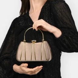 Lavie Star Rose Gold Textured Small Clutch-26