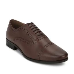 Red Tape Men's Teak Brown Oxford Shoes-image-74