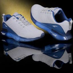 Asian Men's Smoke Grey Running Shoes-image-62