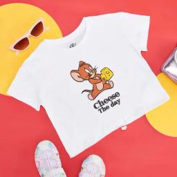Pantaloons Junior Snow White Cotton Printed T-Shirt-image-23